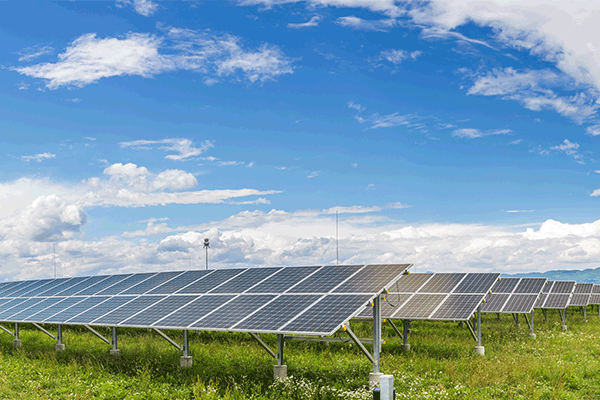 A solar energy plant.